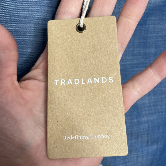 Tradlands | NWT Chambray Button Up Top XS - Picture 3 of 6